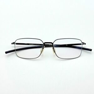 ic! Berlin Eyeglass Frame Kouji IC5146-D 02A Black Geometric Frame 52-17-145